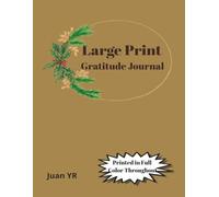 Large Print Gratitude Journal