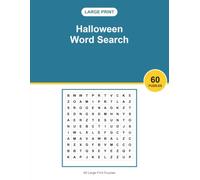 Large Print Halloween Word Search: 60 Big Print Halloween Puzzles | Fun and Relaxing Brain Games and a Great Gift Idea for Adults and Seniors