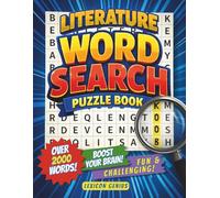 Large Print Literature Word Search Puzzle Book: 100 Games with Solutions for Adults & Seniors to Relax