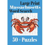 Large Print Massachusetts Word Search (Large Print State Word Search)