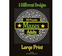 Large Print Maze Puzzle Book for Seniors: 50 Vision-Friendly Brain Games for Relaxation, Focus & Memory Boost: Easy-to-Read Maze Puzzles for Seniors | ... and Mind-Boosting Activities in Large Print