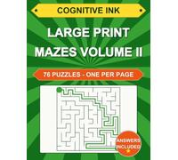 Large Print Mazes Volume II