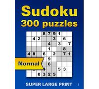 Large Print Normal Sudoku for Seniors 1: Big Font Puzzles with Extra Large Font for Low Vision - Stress-Free Brain Games for Relaxation, Memory, and ... Solutions) (Sudoku large Font Seniors Normal)