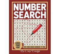 Large Print Number Search Book for Adults:: 2000+ Hidden Numbers to Find | Stress-Free Large Print Puzzles for Adults & Seniors