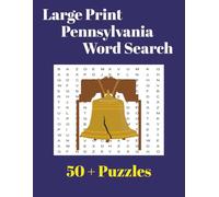 Large Print Pennsylvania Word Search (Large Print State Word Search)