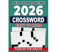 Large Print People Magazine Easy to Hard Crossword Puzzles For Adults: Spacious large-print layouts with a level for every mood