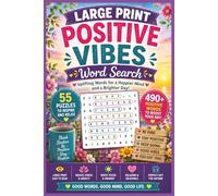 Large Print Positive Vibes Word Search