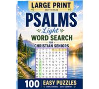 Large Print Psalms Word Search for Christian Seniors: Easy Bible Word Search Puzzles with Familiar Psalms, Simple Words, and Quiet Comfort (Quiet Faith Word Search Series)