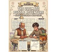 Large Print Puzzle Book for Adult and Teen: Fun & Easy Sudoku, Crossword and Word Search