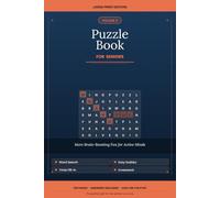 Large Print Puzzle Book for Seniors: Jumbo Word Searches, Easy Sudoku, Trivia & Crosswords - Fun Brain Exercises for Adults 60+
