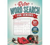 Large Print Retro Word Search Puzzle Book For Seniors: Word Searches with Easy-to-Read Large Print about Retro Diners, Music, Classics & Nostalgic ... | 50+ Puzzles | Gift for Seniors, Parents