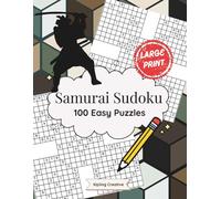 Large Print Samurai Sudoku: 100 Easy Puzzles (Large Print Brain Training for Adults)