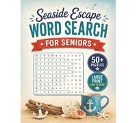 Large Print Seaside Escape Word Search Puzzle Book For Seniors: Word Searches with Easy-to-Read Large Print about Beaches, Coastal Living & Relaxation ... | Gift for Seniors, Adults & Beach Lovers