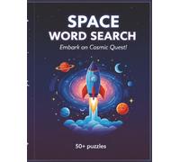 Large Print Space Puzzle Word Search: 50 Easy Word Search Puzzles for Space Enthusiasts