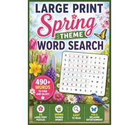 Large Print Spring Theme Word Search