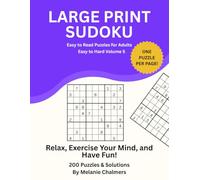 Large Print Sudoku: 200 Easy to Hard Puzzles on Premium Cream Paper: Extra Large Print, Volume 5 (Large Print Sudoku Puzzles.)