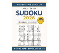 Large Print Sudoku 2026: Easy to Expert | Brain Training Puzzle Book for Adults (Horizon Gate Sudoku™)