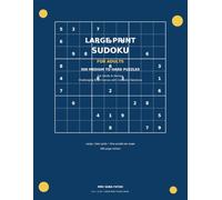 Large Print Sudoku for Adults: 500 Medium to Hard Sudoku Puzzles for Adults & Seniors | Challenging Brain Games with Complete Solutions