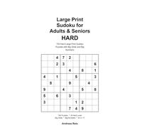 Large Print Sudoku for Adults & Seniors: Hard: 150 Large Print Sudoku Puzzles with Big Grids and Big Numbers - Challenging Brain Games