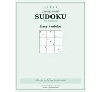 Large Print Sudoku for Seniors: 100 Easy Puzzles, One Per Page | Extra-Large Grids with Solutions | Brain Games for Adults & Seniors | Volume 1