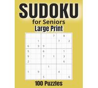 Large Print Sudoku for Seniors: 100 Relaxing Sudoku Puzzles | Large Print Brain Games for Focus and Mental Stimulation