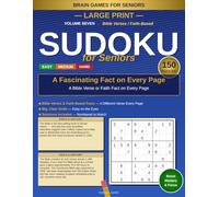 Large Print Sudoku for Seniors: Bible Verses & Faith-Based Facts: 150 Easy, Medium & Hard Puzzles with a Bible Verse or Faith Fact on Every Page - ... With Fascinating Facts: 10 Unique Volumes)