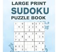 Large Print Sudoku Puzzle Book: Big Grids for Relaxing Brain Training