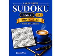 Large Print Sudoku Puzzle Book Easy Vol 1: 200 Easy Large Print Sudoku Puzzles for Adults & Seniors | Relaxing Brain Games for Focus, Memory & Stress ... & Relaxing Sudoku for Beginners | Family Game
