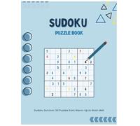 Large Print Sudoku Puzzle Book for Adults: 50 Puzzles Across 5 Difficulty Levels from Easy to Expert with Solutions for Relaxation and Brain Training