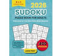 Large Print Sudoku Puzzle Book for Adults: 500 Easy, Medium & Hard Puzzles for Stress-Free Brain Training