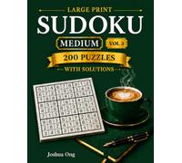 Large Print Sudoku Puzzle Book: Medium Vol 3: 200 Medium Large Print Sudoku Puzzles for Adults & Seniors | Relaxing Brain Games for Focus, Logic & Memory | Family Game