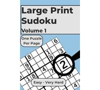 Large Print Sudoku: Volume 1