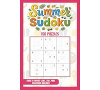 Large Print Summer Sudoku Puzzle Book: 100 Puzzles Easy to Hard, One Per Page with Full Solutions (Seasonal Sudoku)
