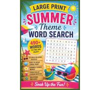 Large Print Summer Theme Word Search