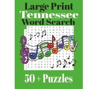 Large Print Tennessee Word Search (Large Print State Word Search)