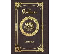 Large Print - The Analects - Grand Type Collector's Edition - Matte Hardcover with Dust Jacket