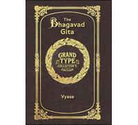 Large Print - The Bhagavad Gita - Grand Type Collector's Edition - Matte Hardcover with Dust Jacket
