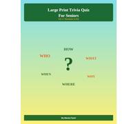 Large Print Trivia Quiz For Seniors: Vol. 4 Holiday Special Ramadan & Eid