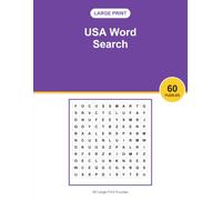 Large Print USA Word Search: 60 Big Print USA Puzzles | Fun and Relaxing Brain Games and a Great Gift Idea for Adults and Seniors