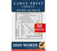 Large Print Variety Word Search Puzzle Book for Seniors & Adults: 50 Themed Word Find Puzzles with Answers: From Cozy Mornings to Ocean Shores | ... Search Puzzle Book with 1,000 Words to Find