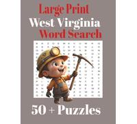 Large Print West Virginia Word Search (Large Print State Word Search)