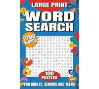 Large Print Word Search: 100 Themed Word Find Puzzles for Adults, Seniors, and Teens - Relaxing, Fun, and Mind-Boosting Activities (Word Search Puzzle Books)