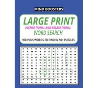 LARGE PRINT WORD SEARCH: 900 PLUS WORDS TO FIND IN 50+ PUZZLES 8 X11 PAPER BACK BOOK