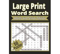 Large Print Word Search Adults and Senior Edition: Brain Health | Adults and Seniors | All Skill Level | Traveling To- Go | Perfect Gift