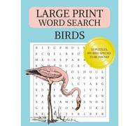 Large Print Word Search Birds