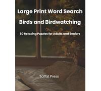 Large Print Word Search: Birds and Birdwatching (Wonderful World)