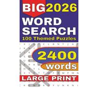 Large Print Word Search Book: 2400 Entertaining Puzzles for Seniors & Adults: Relaxing and Fun Brain Teasers for Seniors, Adults, and Word Search Lovers