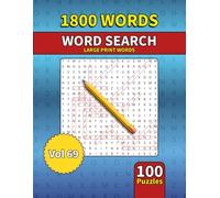 Large Print Word Search Book for Adults: 1800 Words - 100 Puzzles - Varied Themes - Perfect for Adults, Seniors & Teens - Vol 69
