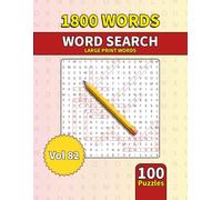 Large Print Word Search Book for Adults: 1800 Words - 100 Puzzles - Varied Themes - Perfect for Adults, Seniors & Teens - Vol 82