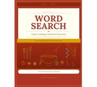 Large Print Word Search: Food, Cooking & Kitchen Favorites